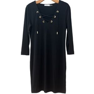 Calvin Klein v-neck sheath style dress  CL36